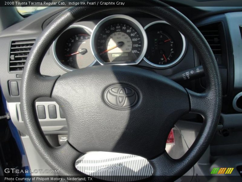 Indigo Ink Pearl / Graphite Gray 2008 Toyota Tacoma Regular Cab