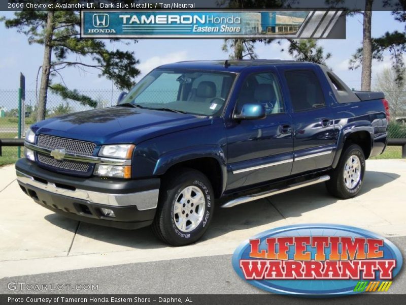 Dark Blue Metallic / Tan/Neutral 2006 Chevrolet Avalanche LT