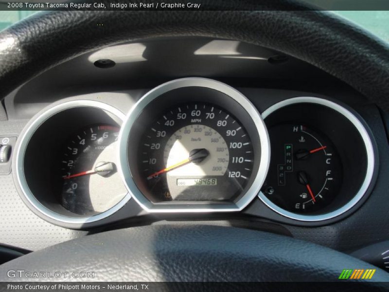 Indigo Ink Pearl / Graphite Gray 2008 Toyota Tacoma Regular Cab