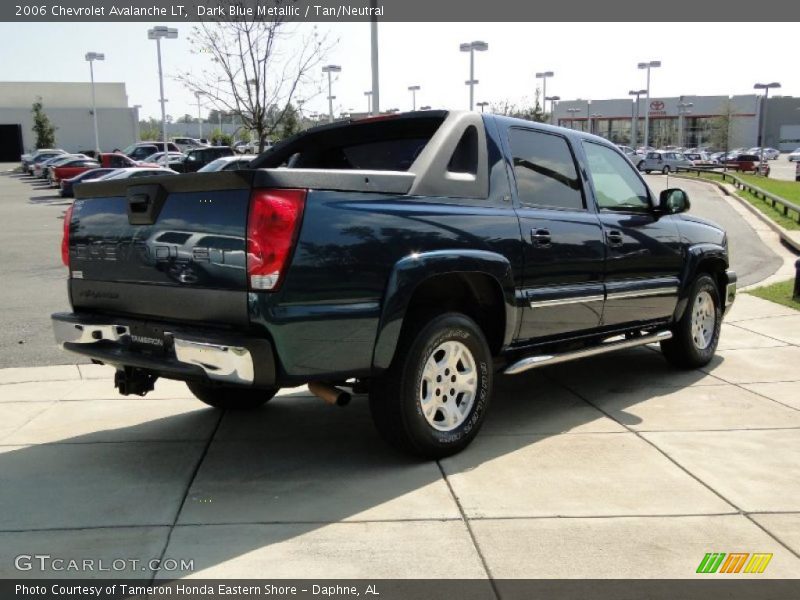 Dark Blue Metallic / Tan/Neutral 2006 Chevrolet Avalanche LT