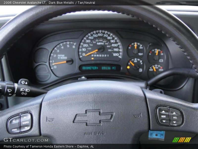 Dark Blue Metallic / Tan/Neutral 2006 Chevrolet Avalanche LT