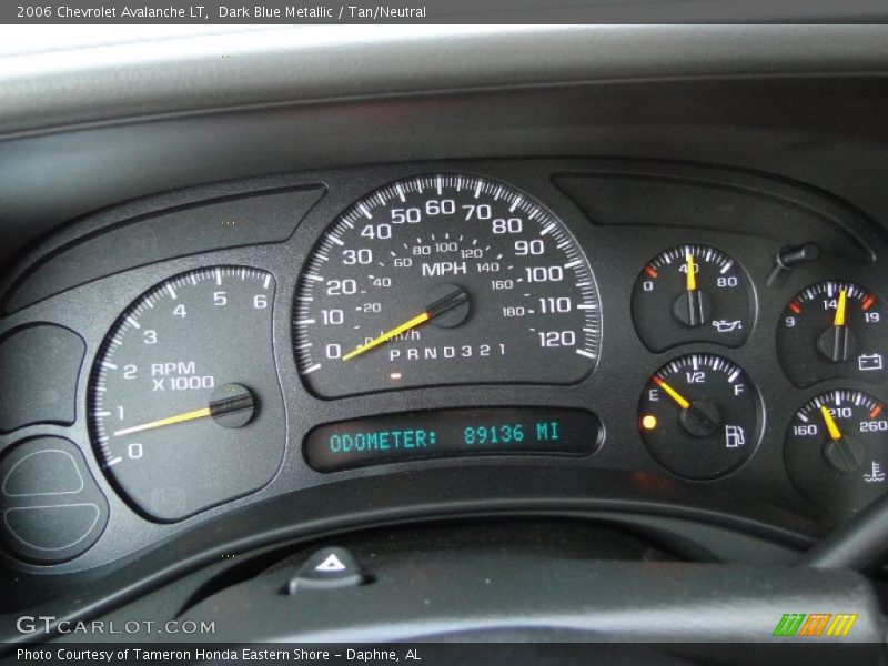  2006 Avalanche LT LT Gauges
