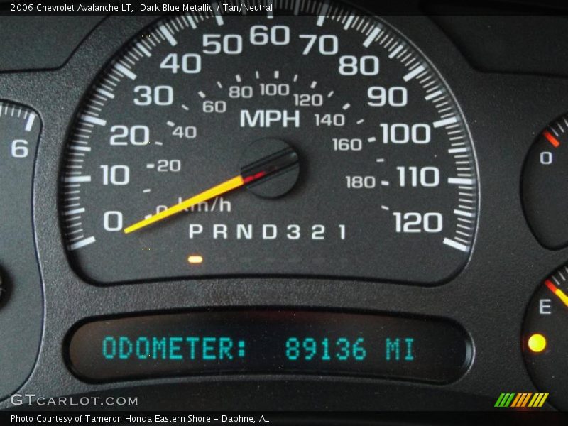 Dark Blue Metallic / Tan/Neutral 2006 Chevrolet Avalanche LT