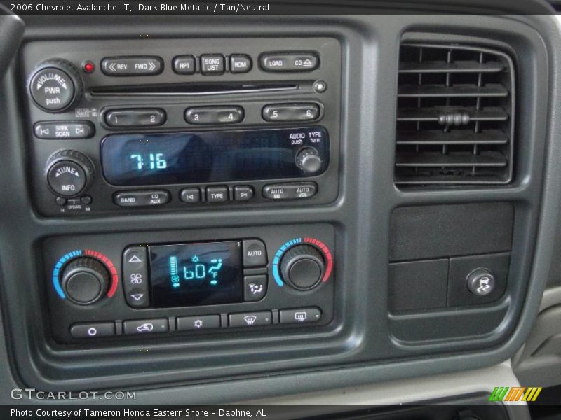 Controls of 2006 Avalanche LT