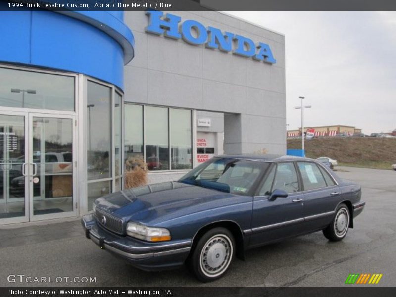 Adriatic Blue Metallic / Blue 1994 Buick LeSabre Custom