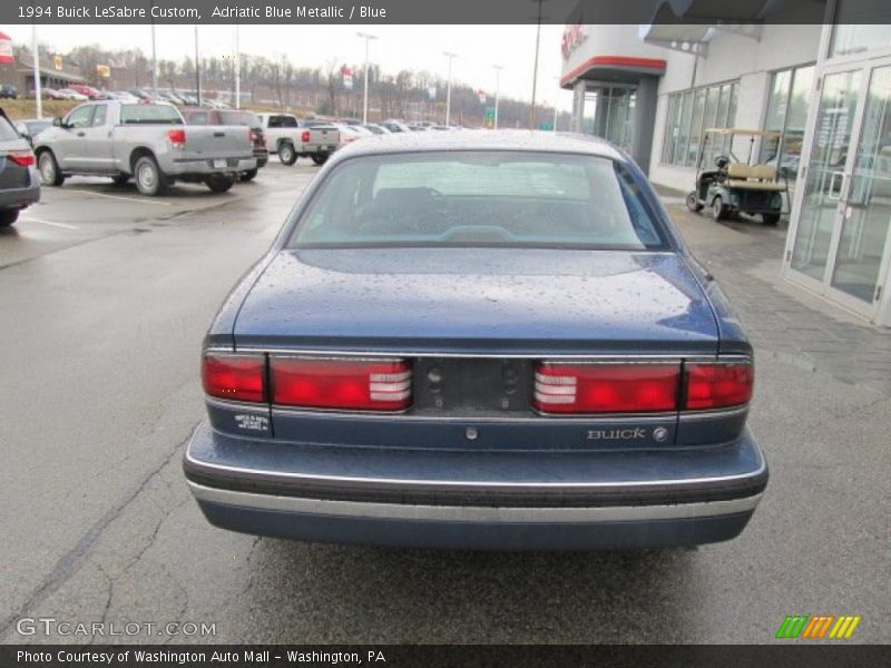 Adriatic Blue Metallic / Blue 1994 Buick LeSabre Custom