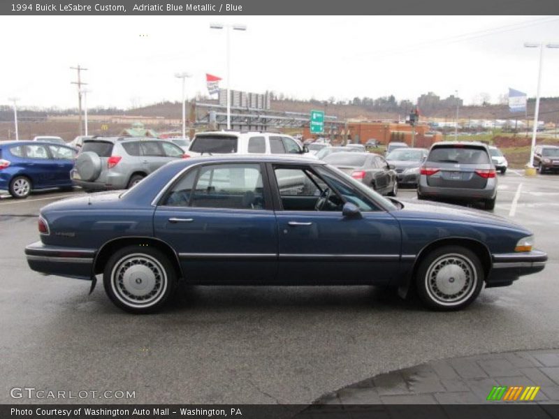 Adriatic Blue Metallic / Blue 1994 Buick LeSabre Custom