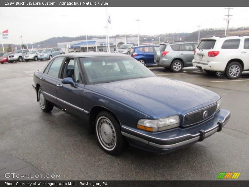 Adriatic Blue Metallic / Blue 1994 Buick LeSabre Custom