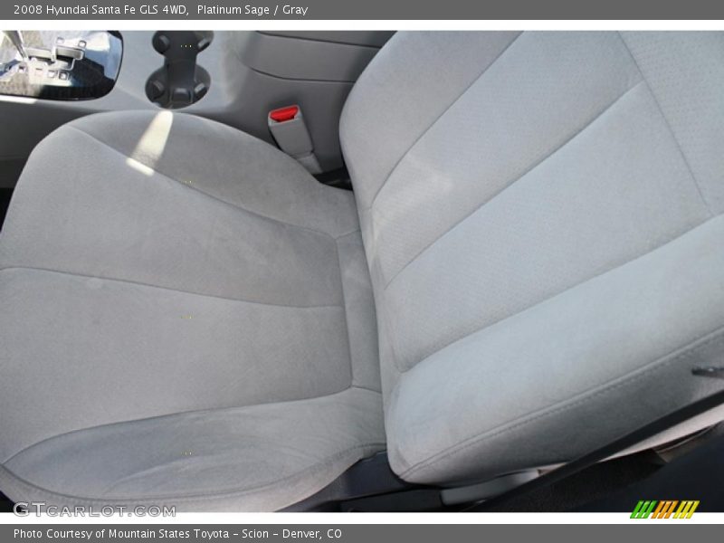 Platinum Sage / Gray 2008 Hyundai Santa Fe GLS 4WD