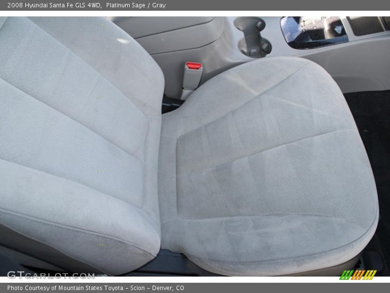Platinum Sage / Gray 2008 Hyundai Santa Fe GLS 4WD