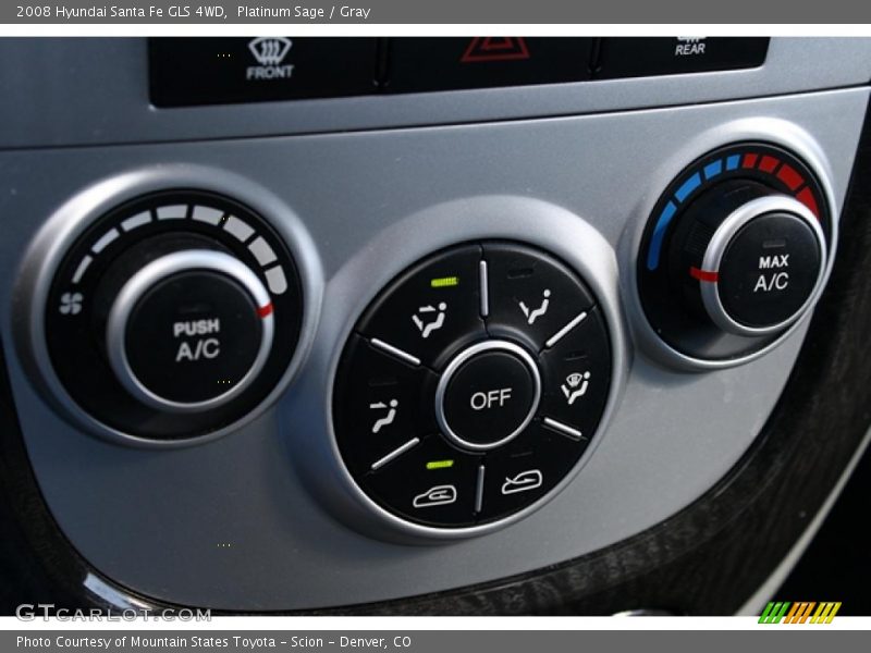 Controls of 2008 Santa Fe GLS 4WD