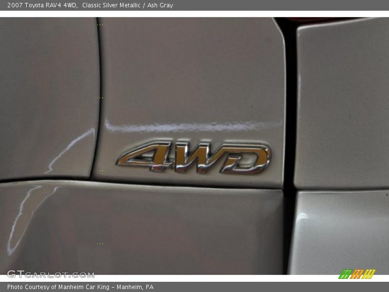Classic Silver Metallic / Ash Gray 2007 Toyota RAV4 4WD