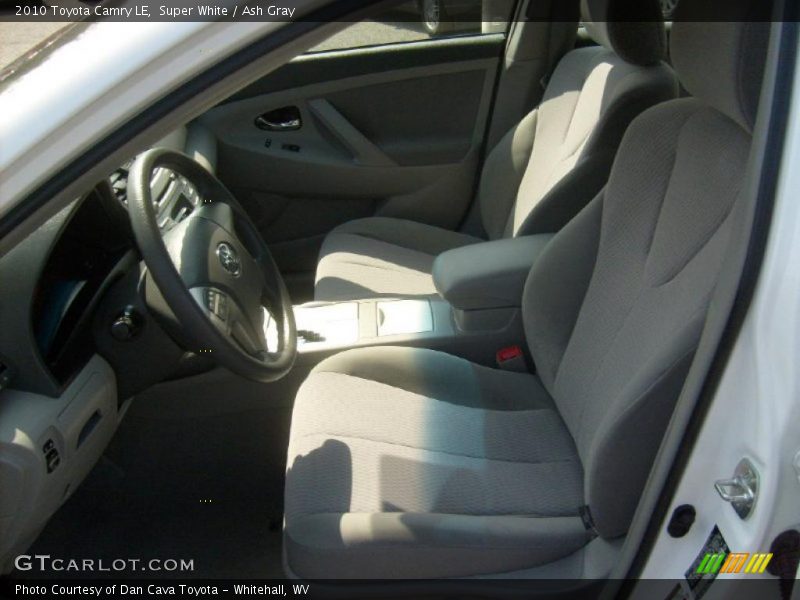 Super White / Ash Gray 2010 Toyota Camry LE