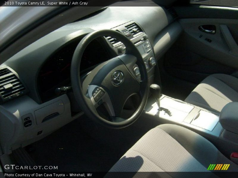Super White / Ash Gray 2010 Toyota Camry LE