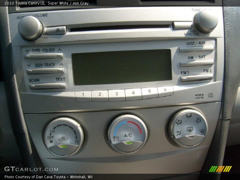 Super White / Ash Gray 2010 Toyota Camry LE