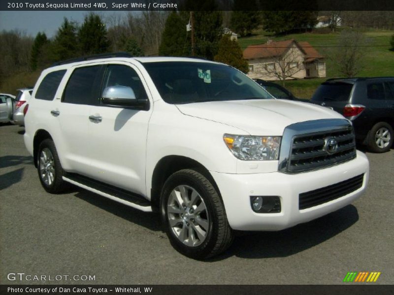 Super White / Graphite 2010 Toyota Sequoia Limited 4WD