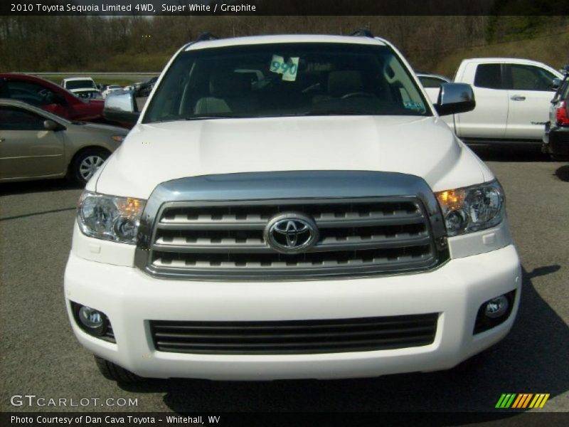 Super White / Graphite 2010 Toyota Sequoia Limited 4WD