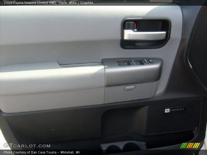 Super White / Graphite 2010 Toyota Sequoia Limited 4WD
