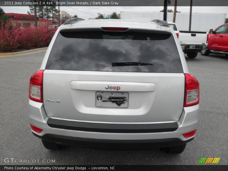 Bright Silver Metallic / Dark Slate Gray 2011 Jeep Compass 2.4 4x4