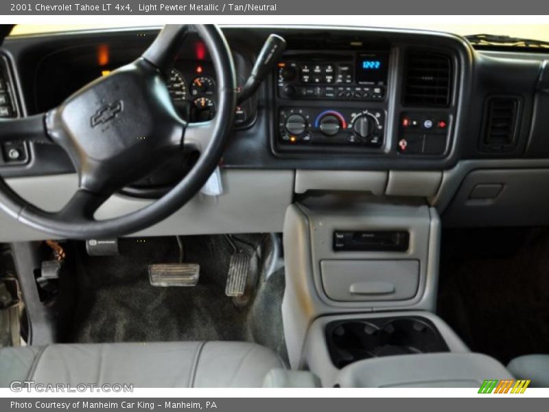 Light Pewter Metallic / Tan/Neutral 2001 Chevrolet Tahoe LT 4x4