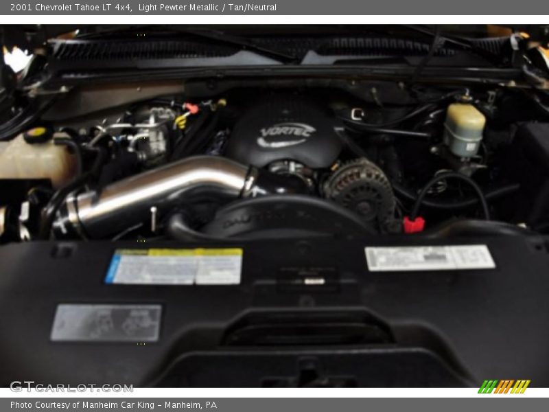 Light Pewter Metallic / Tan/Neutral 2001 Chevrolet Tahoe LT 4x4