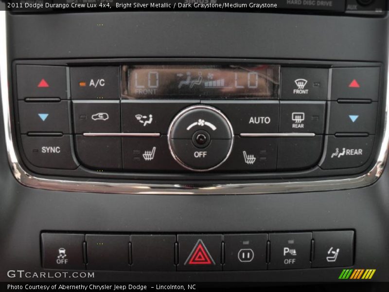 Controls of 2011 Durango Crew Lux 4x4