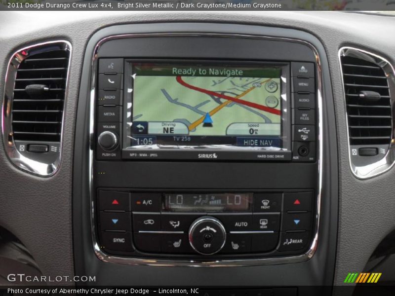 Navigation of 2011 Durango Crew Lux 4x4