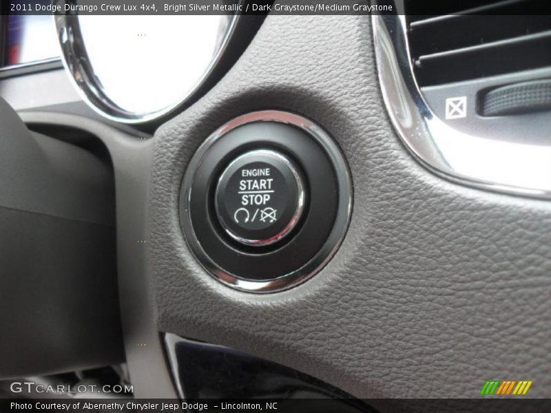 Bright Silver Metallic / Dark Graystone/Medium Graystone 2011 Dodge Durango Crew Lux 4x4