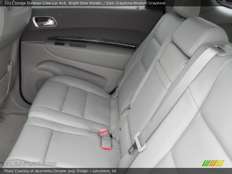 Bright Silver Metallic / Dark Graystone/Medium Graystone 2011 Dodge Durango Crew Lux 4x4