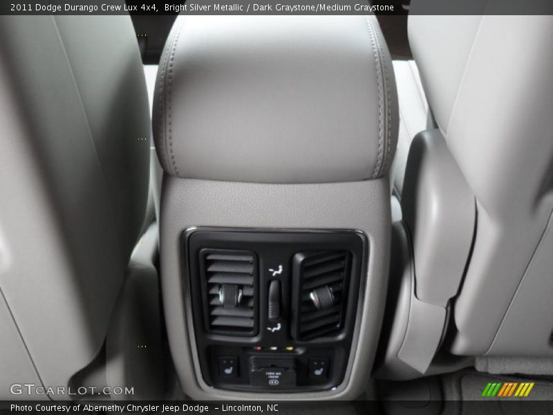 Bright Silver Metallic / Dark Graystone/Medium Graystone 2011 Dodge Durango Crew Lux 4x4