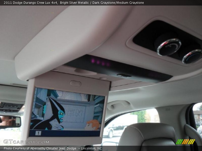 Bright Silver Metallic / Dark Graystone/Medium Graystone 2011 Dodge Durango Crew Lux 4x4