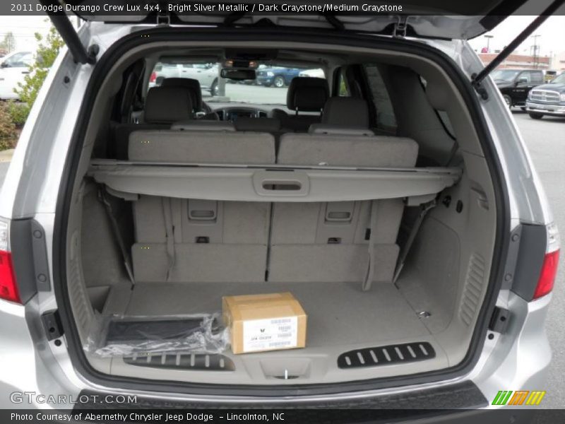 Bright Silver Metallic / Dark Graystone/Medium Graystone 2011 Dodge Durango Crew Lux 4x4
