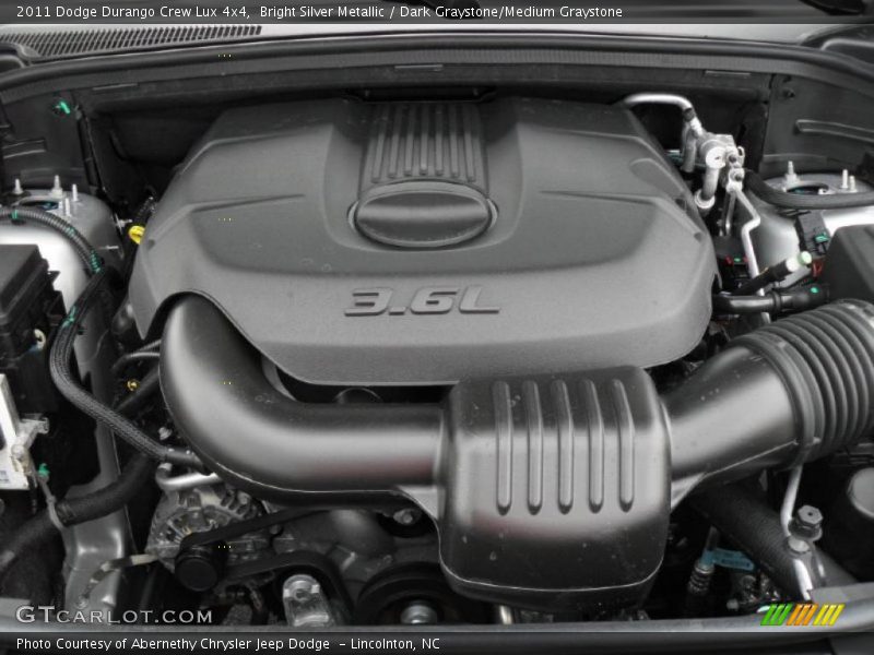  2011 Durango Crew Lux 4x4 Engine - 3.6 Liter DOHC 24-Valve VVT Pentastar V6