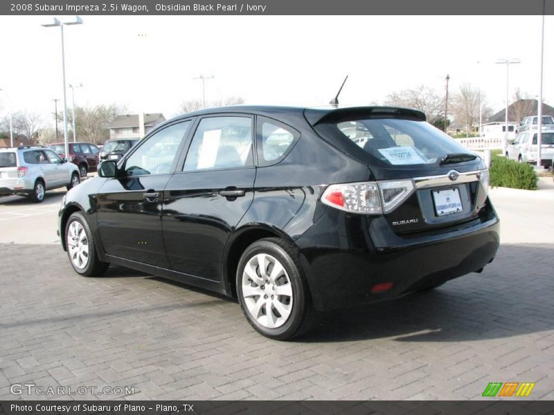 Obsidian Black Pearl / Ivory 2008 Subaru Impreza 2.5i Wagon