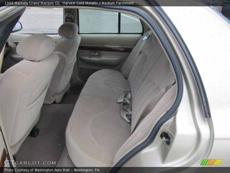 Harvest Gold Metallic / Medium Parchment 1999 Mercury Grand Marquis GS
