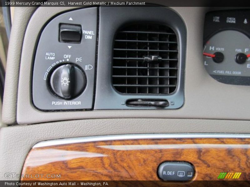 Controls of 1999 Grand Marquis GS