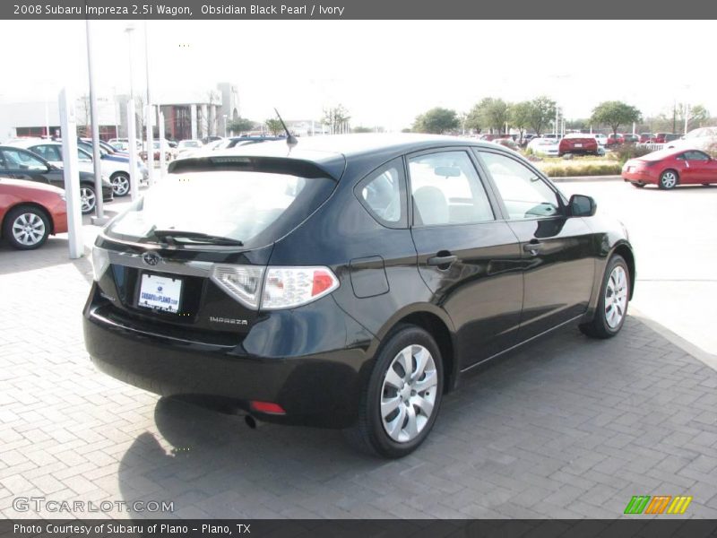 Obsidian Black Pearl / Ivory 2008 Subaru Impreza 2.5i Wagon