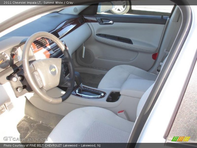 Summit White / Gray 2011 Chevrolet Impala LT