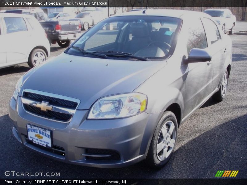 Medium Gray / Charcoal 2011 Chevrolet Aveo LT Sedan