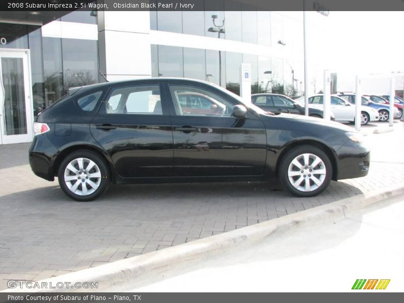 Obsidian Black Pearl / Ivory 2008 Subaru Impreza 2.5i Wagon