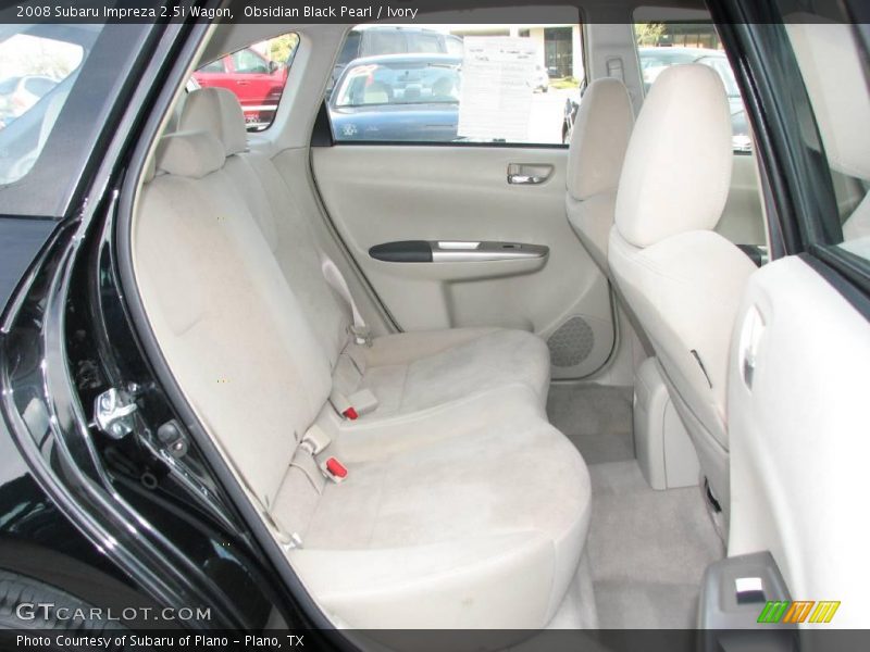 Obsidian Black Pearl / Ivory 2008 Subaru Impreza 2.5i Wagon