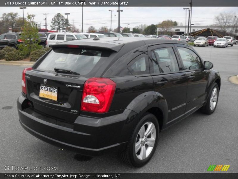 Brilliant Black Crystal Pearl / Dark Slate Gray 2010 Dodge Caliber SXT