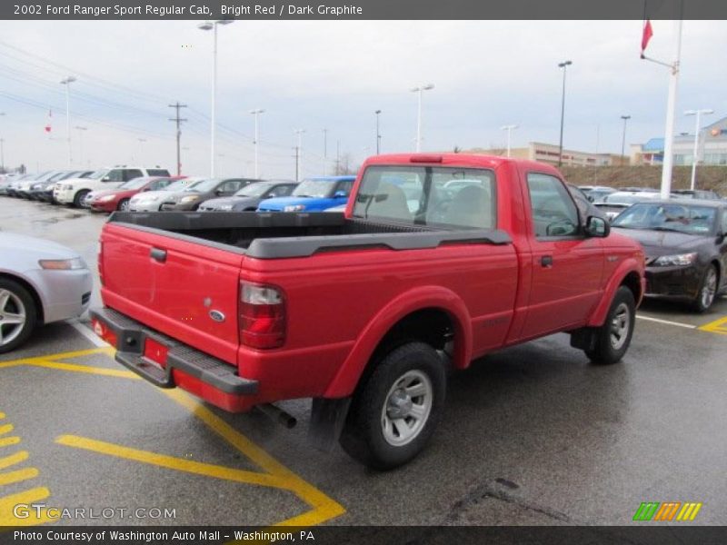 Bright Red / Dark Graphite 2002 Ford Ranger Sport Regular Cab