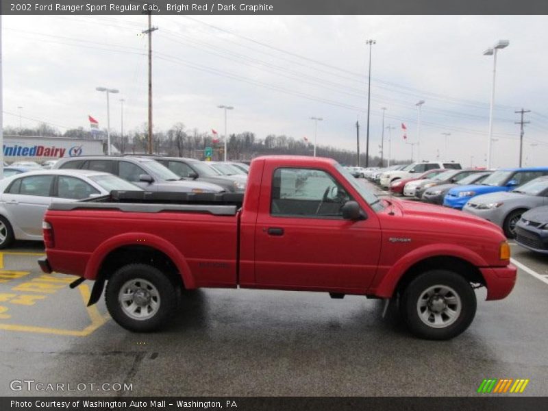 Bright Red / Dark Graphite 2002 Ford Ranger Sport Regular Cab
