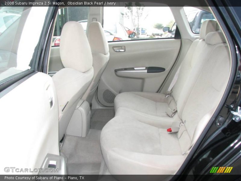 Obsidian Black Pearl / Ivory 2008 Subaru Impreza 2.5i Wagon