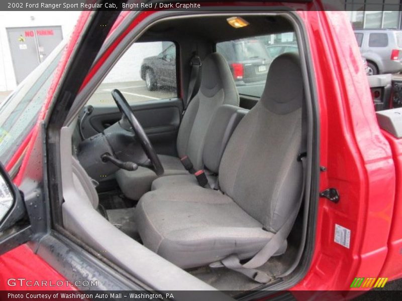  2002 Ranger Sport Regular Cab Dark Graphite Interior