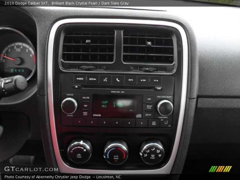 Brilliant Black Crystal Pearl / Dark Slate Gray 2010 Dodge Caliber SXT