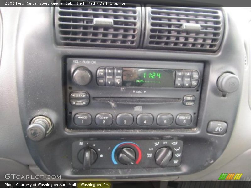 Bright Red / Dark Graphite 2002 Ford Ranger Sport Regular Cab