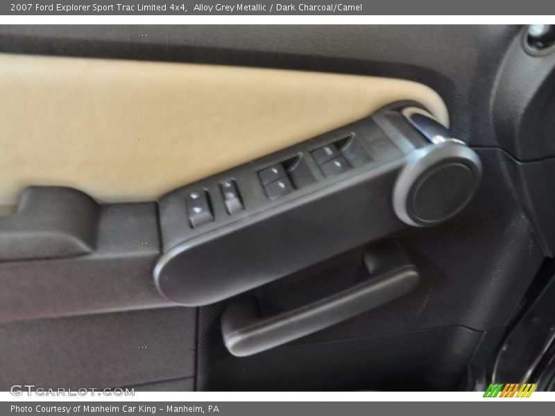 Alloy Grey Metallic / Dark Charcoal/Camel 2007 Ford Explorer Sport Trac Limited 4x4