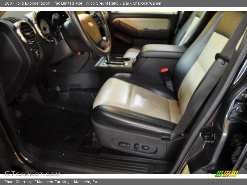 Alloy Grey Metallic / Dark Charcoal/Camel 2007 Ford Explorer Sport Trac Limited 4x4